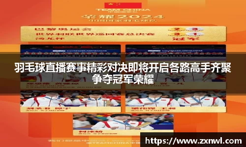 羽毛球直播赛事精彩对决即将开启各路高手齐聚争夺冠军荣耀